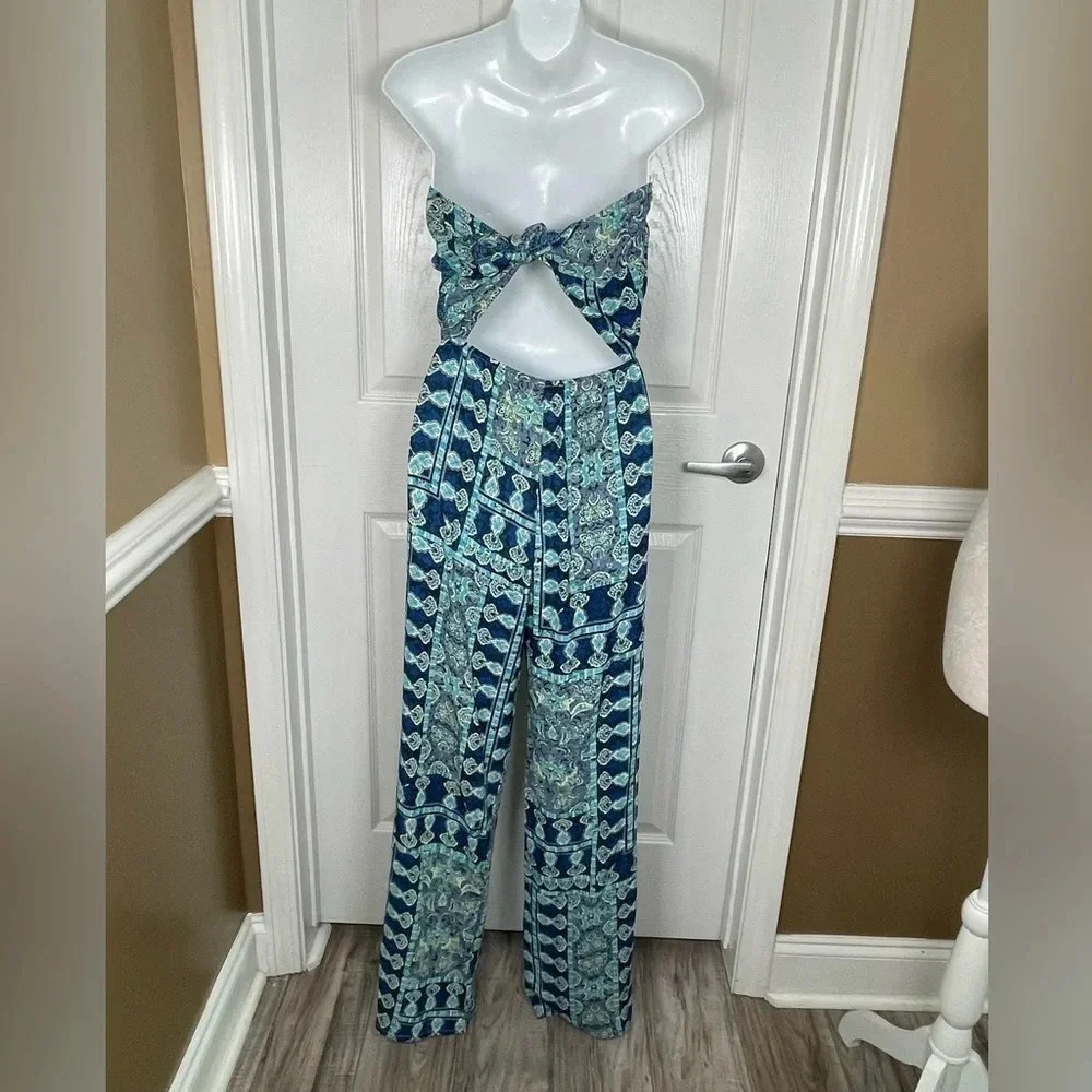 Olivaceous Ocean 🌊 Colors Jumpsuit - Picture 3 of 6
